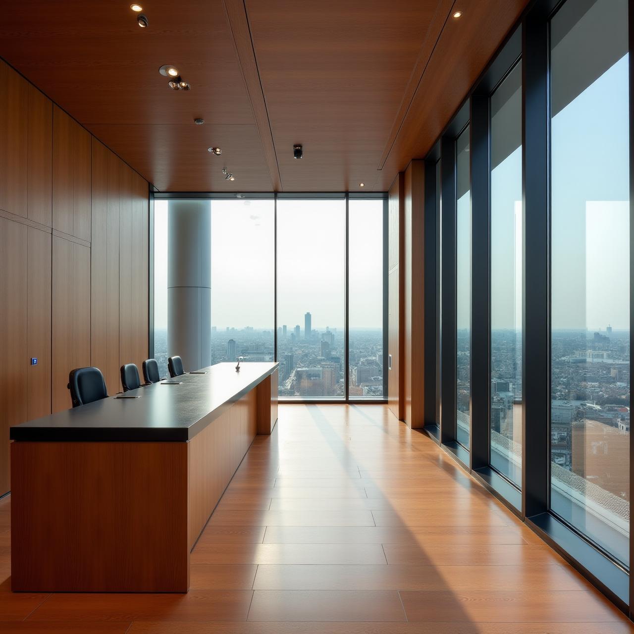 現代的な法律事務所の窓口